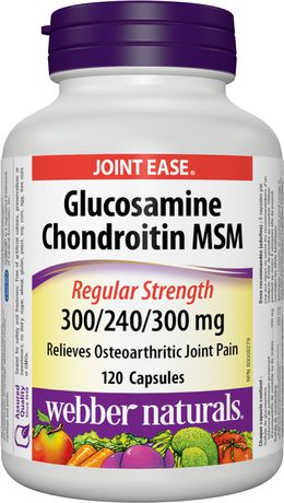 글루코사민과 콘드로이친, MSM 840mg 120정